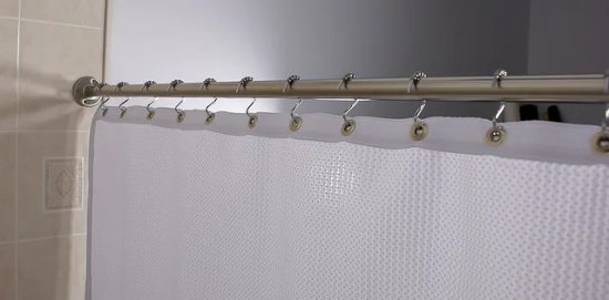 Stylish Chrome Shower Curtain Rod