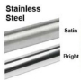 Stylish Chrome Shower Curtain Rod