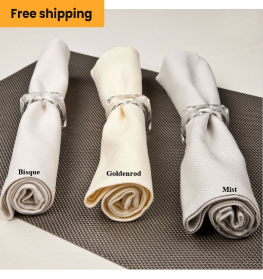 Linen Napkins | Dirona Mini Check 100% Cotton