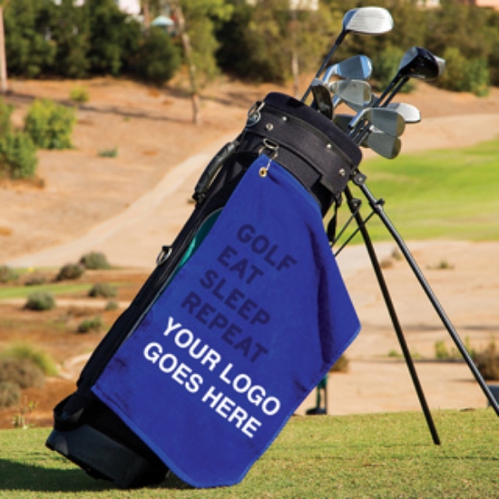 Terry Velour Golf Towels - 16"x 27"