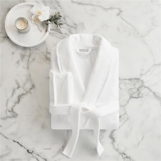 Luxury cotton bathrobes