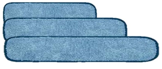 Blue Microfiber Dry Mop Pads