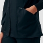 Women's Crew Neck Scrub Jacket