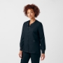 Women's Crew Neck Scrub Jacket