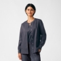 Women's Crew Neck Scrub Jacket