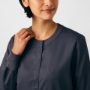 Women's Crew Neck Scrub Jacket