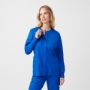 Women's Crew Neck Scrub Jacket