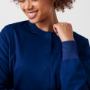 Women's Crew Neck Scrub Jacket