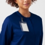 Women's Crew Neck Scrub Jacket