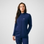 Women's Zip-Front Fleece Scrub Jacket