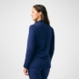 Women's Zip-Front Fleece Scrub Jacket