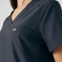 Women's Rib-Knit Side Panels Scrub