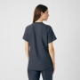 Women's Rib-Knit Side Panels Scrub