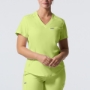 Women's Rib-Knit Side Panels Scrub
