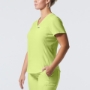 Women's Rib-Knit Side Panels Scrub