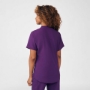 Women's Rib-Knit Side Panels Scrub