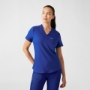 Women's Rib-Knit Side Panels Scrub
