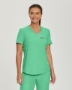 Women's Rib-Knit Side Panels Scrub