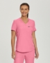 Women's Rib-Knit Side Panels Scrub