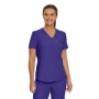 Women's Rib-Knit Side Panels Scrub