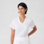 Women's Rib-Knit Side Panels Scrub