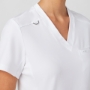 Women's Rib-Knit Side Panels Scrub