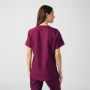 Women's Rib-Knit Side Panels Scrub