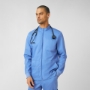 Men's Front Zip Scrub Jacket
