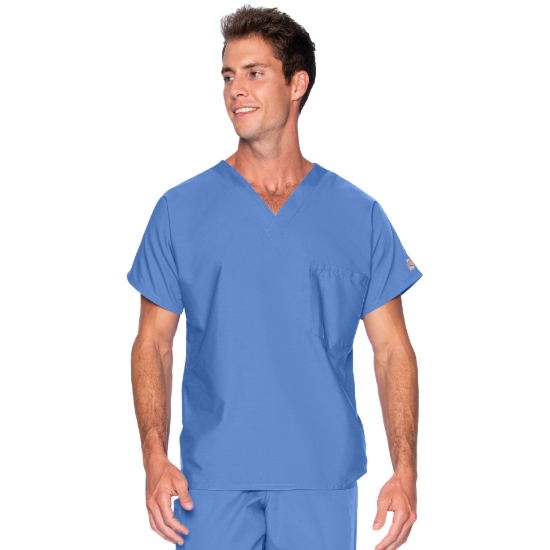 Unisex 1-Pocket V-Scrub Tops