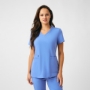 V-Neck Fluid-Resistant Scrubs Top