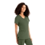 V-Neck Fluid-Resistant Scrubs Top