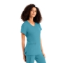 V-Neck Fluid-Resistant Scrubs Top