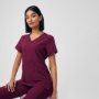 V-Neck Fluid-Resistant Scrubs Top