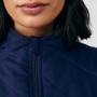 Quilted Zip-Front Scrub Jacket