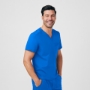 Men's 2-Pocket V-Neck Scrub Tops