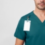 Men's 2-Pocket V-Neck Scrub Tops