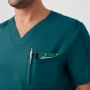 Men's 2-Pocket V-Neck Scrub Tops
