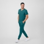 Men's 2-Pocket V-Neck Scrub Tops