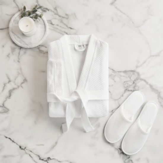 Emerald Kimono Style Hotel Robes In Bulk