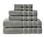 Light Grey, Antalya 6 Piece Turkish Towel Collection
