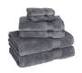 Gray, BECCI 6 Piece Luxury Turkish Towel 