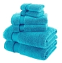 Aqua, BECCI 6 Piece Luxury Turkish Towel 