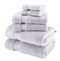 Platinum, BECCI 6 Piece Luxury Turkish Towel 