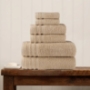 Toes Taupe, Shelly Collection Cotton Bath Towels - Pack Of 4