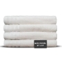 White, Shelly Collection Cotton Bath Towels - Pack Of 4