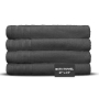 Cool Gray, Shelly Collection Cotton Bath Towels - Pack Of 4