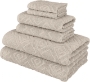Nine West - Larue Jacquard Diamond Towel in Bulk, Set of 6
