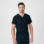 Mens 4-Pocket V-Neck Scrub Top