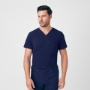Mens 4-Pocket V-Neck Scrub Top
