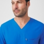 Mens 4-Pocket V-Neck Scrub Top